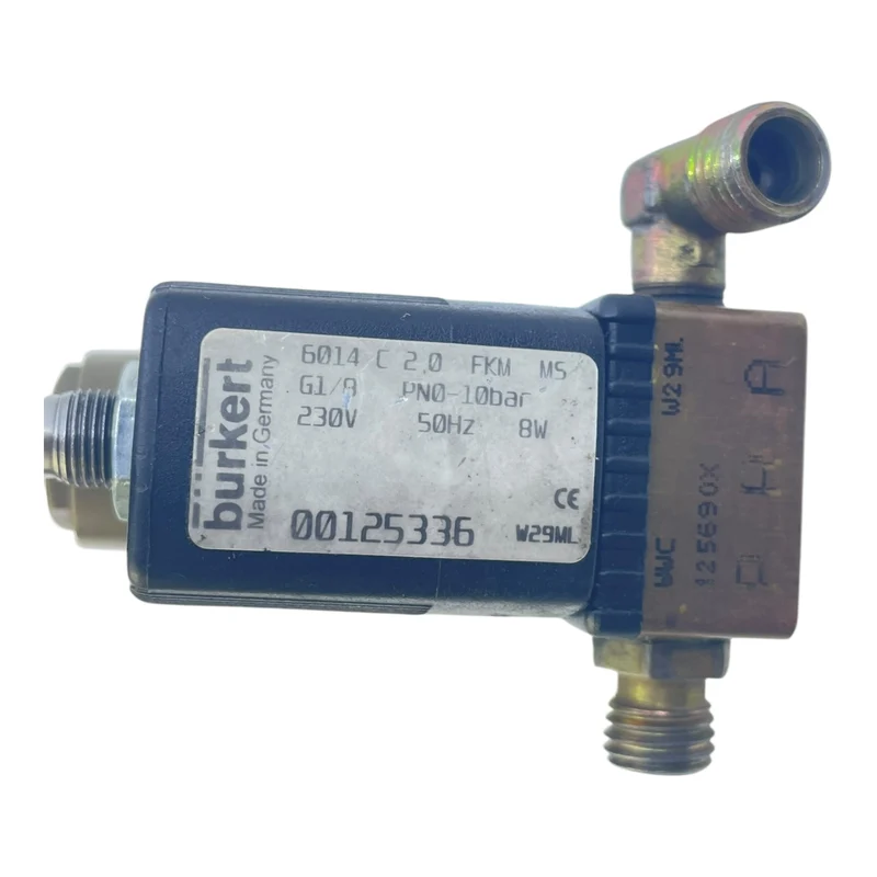Burkert 00125336 Magnetventil 230V 50Hz 10bar für den industriellen Einsatz