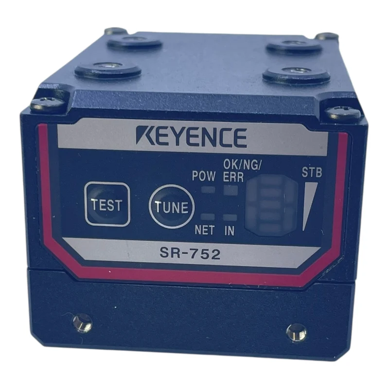 Keyence Codeleser SR-752 2D-Scanner 24V DC Barcode Leser Industrie Einsatz