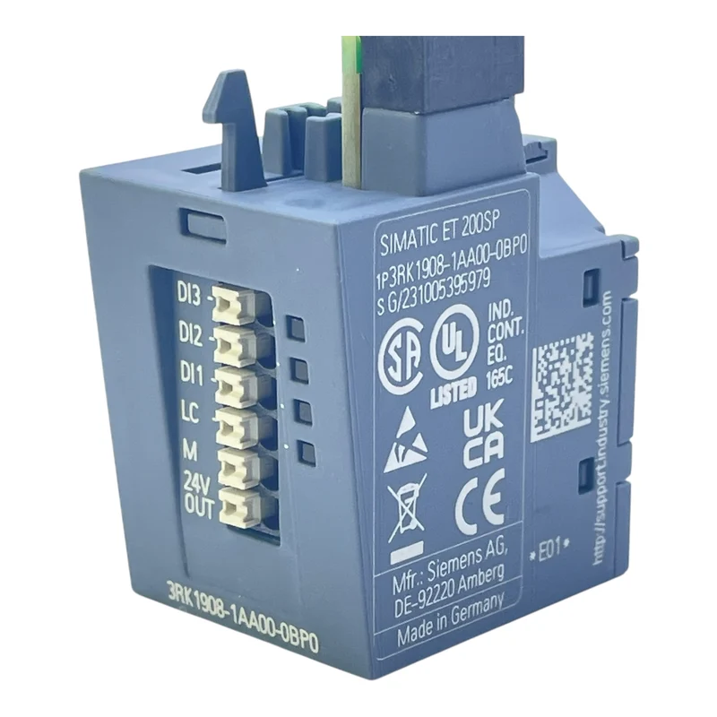Siemens Anschlussklemme 3DI/LC-Modul für ET200SP Motorstarter 3RK1908-1AA00-0BP0