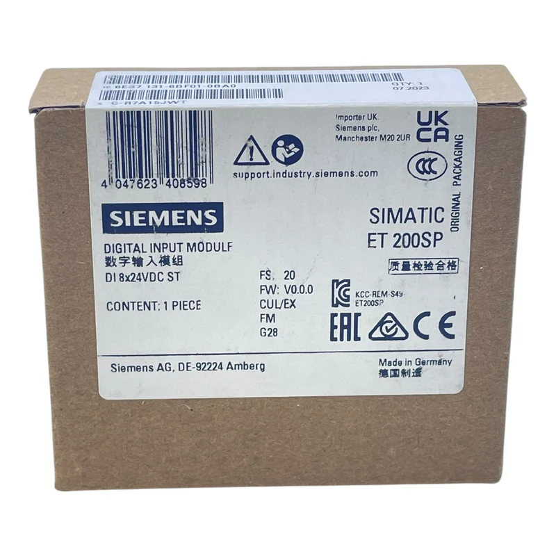 Siemens Eingangsmodul SIMATIC ET 200SP Digitales Eingangsmodul 6ES71316BF01-0BA0
