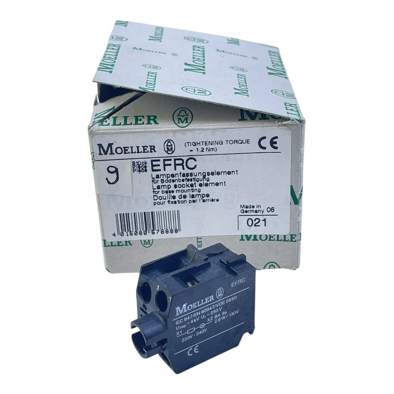 Moeller EFRC Lampenfassungselement VE: 9stk/pcs - für industriellen Einsatz