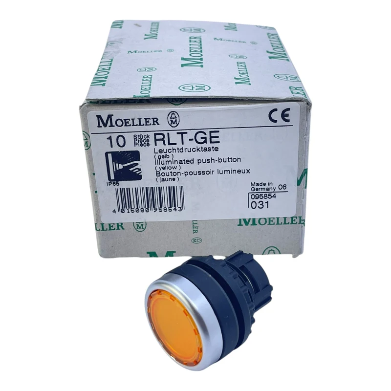 Moeller Leuchtdrucktaste Gelb RLT-GE VE: 4stk - für Industrie Einsatz Taster