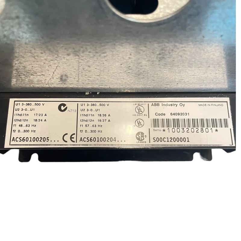 ABB Frequenzumrichter 15kW ACS600 380V ACS60100205S00C1200001 64092031 Umrichter