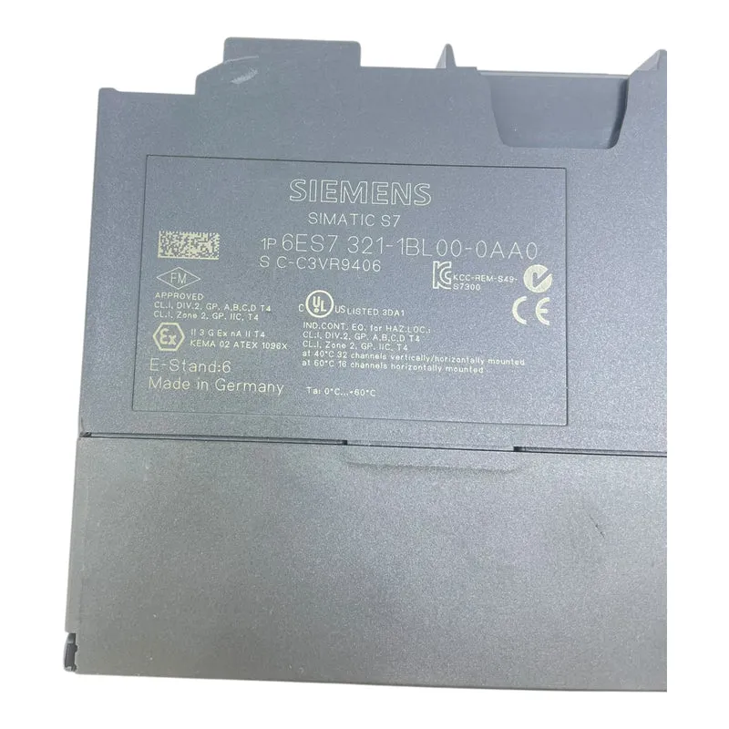 Siemens 6ES7321-1BL00-0AA0 Digitaleingabe - für industriellen Einsatz Siemens