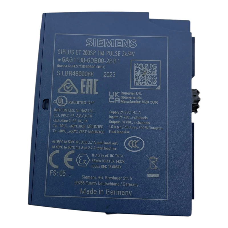 Siemens 6AG1138-6DB00-2BB1 Schnittstellenmodul - Industrieller Einsatz Modul