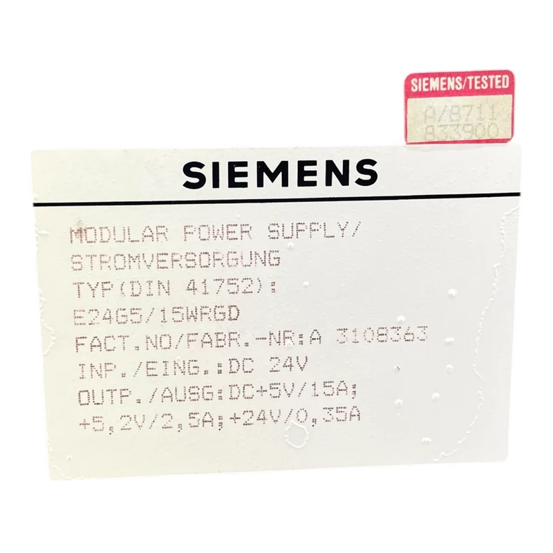 Siemens 6ES5951-7ND12 Stromversorgung - für industriellen Einsatz Industrie
