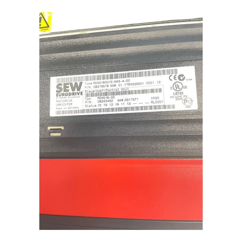 SEW Frequenzumrichter 2,8kVA MDX61B0015-5A3-4-00 4A 400V MOVIDRIVE Steuerung