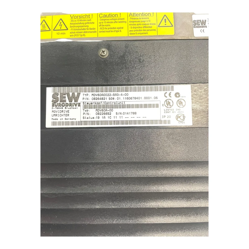 SEW Frequenzumrichter 3,8kVA MOVIDRIVE MDV60A0022-5A3-4-00 MDX60A0022-5A3-4-00