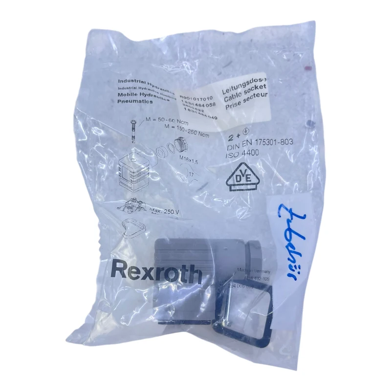 Rexroth Leitungsdose R901017010 max. 240V AC 5A 20W/32VA - Industrie Einsatz