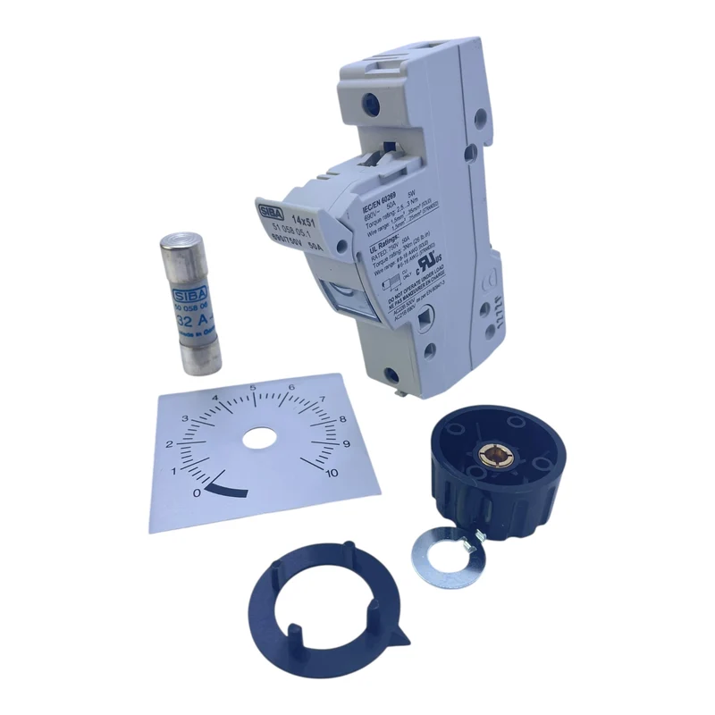SIBA 51 058 05.1 Sicherungsfassung 690/750V 50A - für industriellen Einsatz