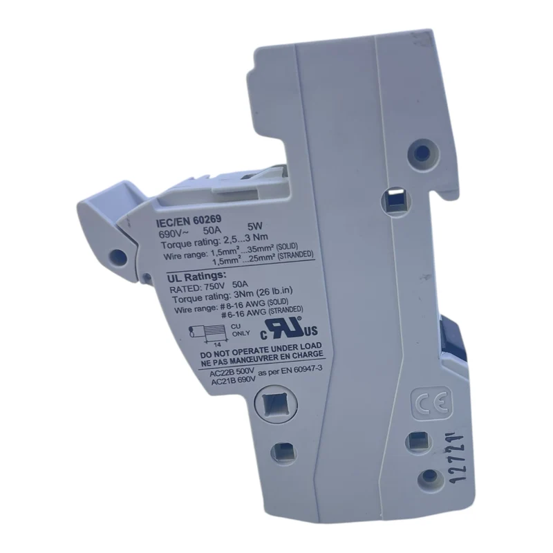 SIBA 51 058 05.1 Sicherungsfassung 690/750V 50A - für industriellen Einsatz
