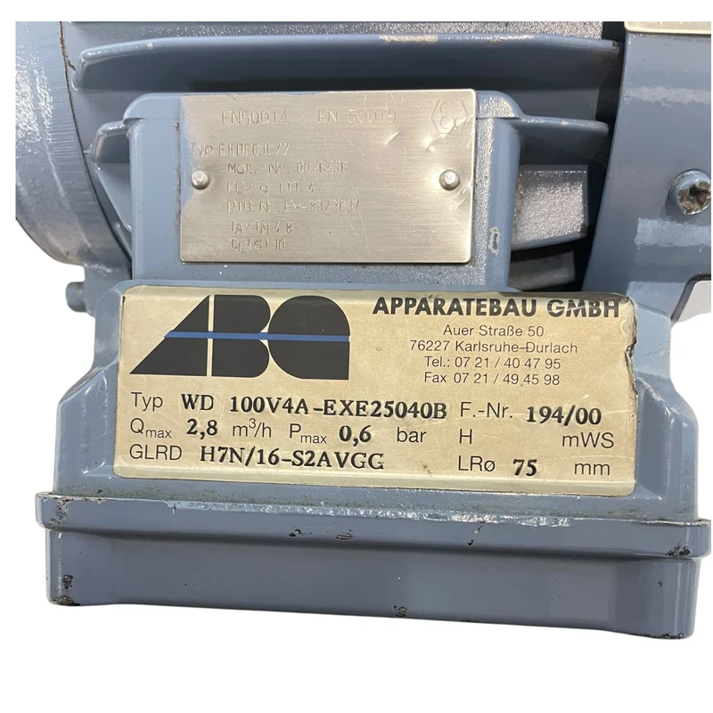 Burgmann SPU2040/A003 Pumpe 0,25kW - für industriellen Einsatz Pumpe