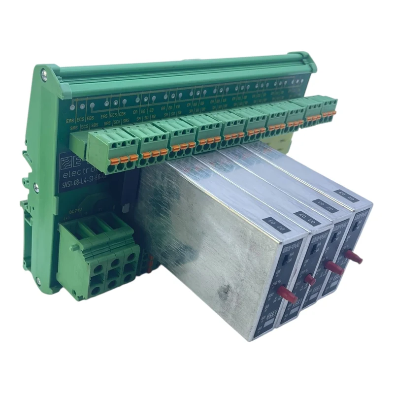 E-T-A Stromverteiler SVS1-08-L4-S1-E0-C1 mit 4x ESS1 3A/6A Schutzschalter 24V DC