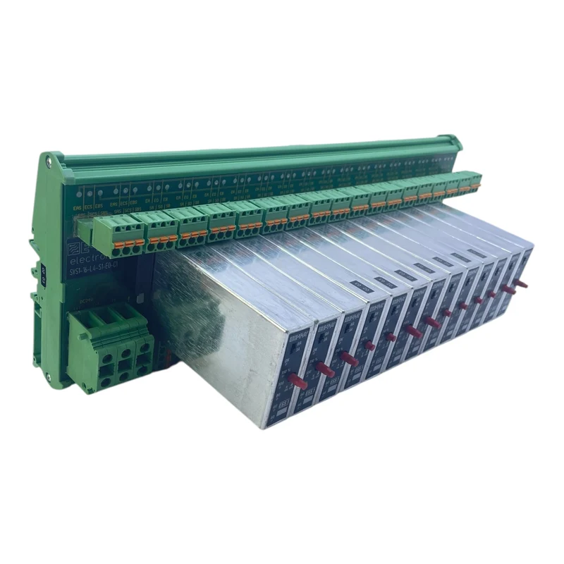 E-T-A SVS1-16-L4-S1-E0-C1 Stromverteiler mit 13x ESS1-003-DC24V-3A Schutzschalte