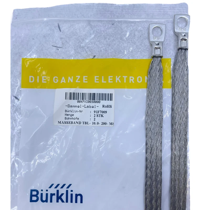 Bürklin 91F7009 Masseband Erdungsband VE:2stk/pcs - für industriellen Einsatz