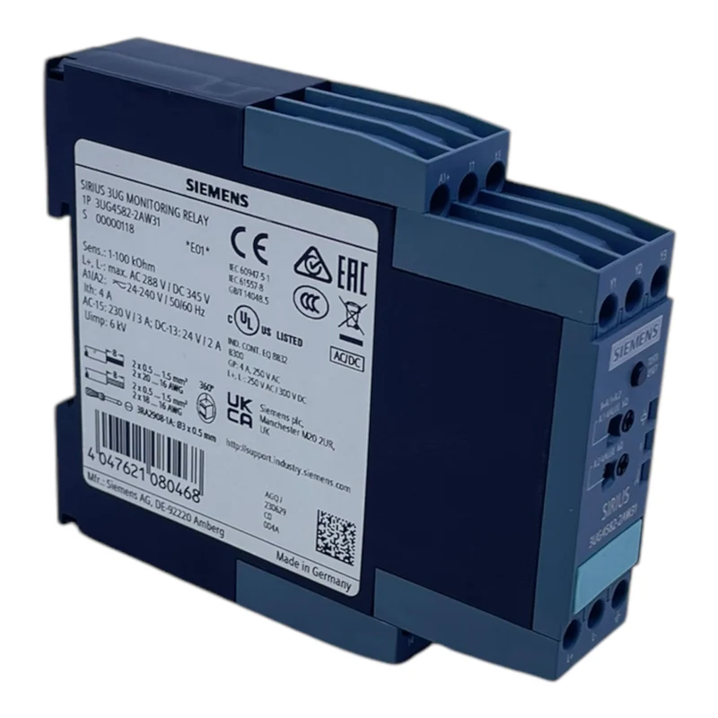 Siemens 3UG4582-2AW31 Überwachungsrelais für industriellen Einsatz Relais