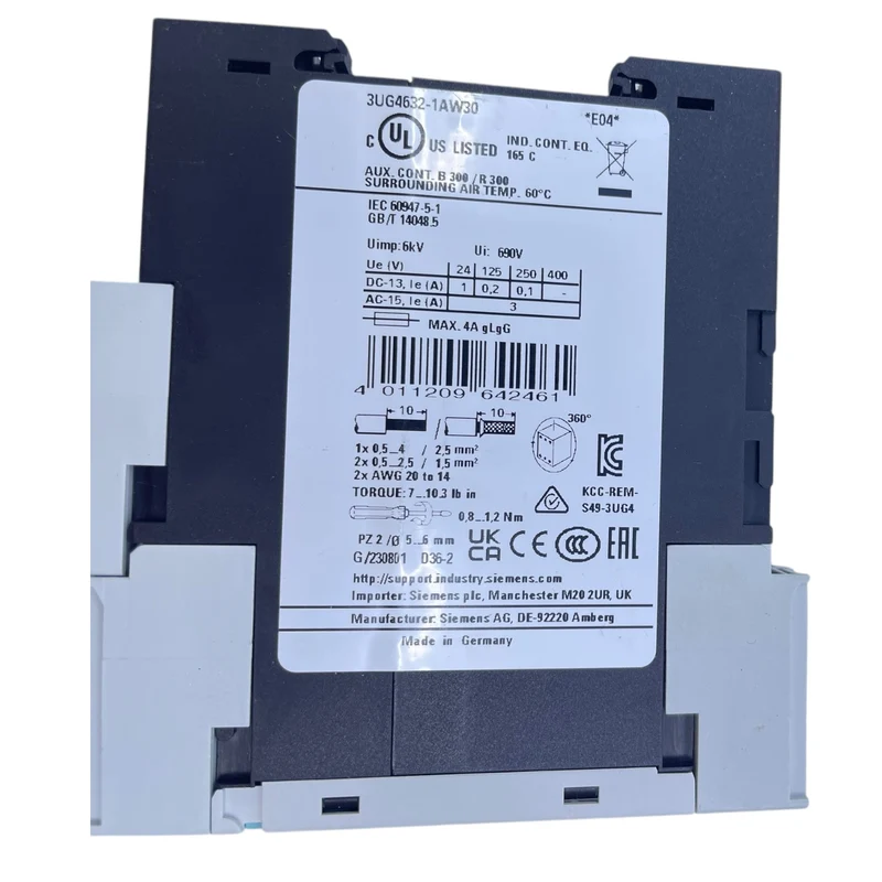 Siemens 3UG4632-1AW30 Überwachungsrelais für industriellen Einsatz Relais