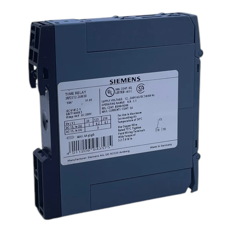Siemens 3RP2512-2AW30 Zeitrelais für industriellen Einsatz Zeitrelais Siemens