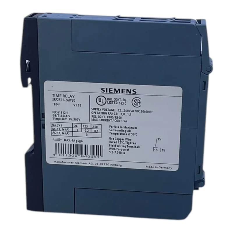 Siemens 3RP2511-2AW30 Überwachungsrelais für industriellen Einsatz Relais