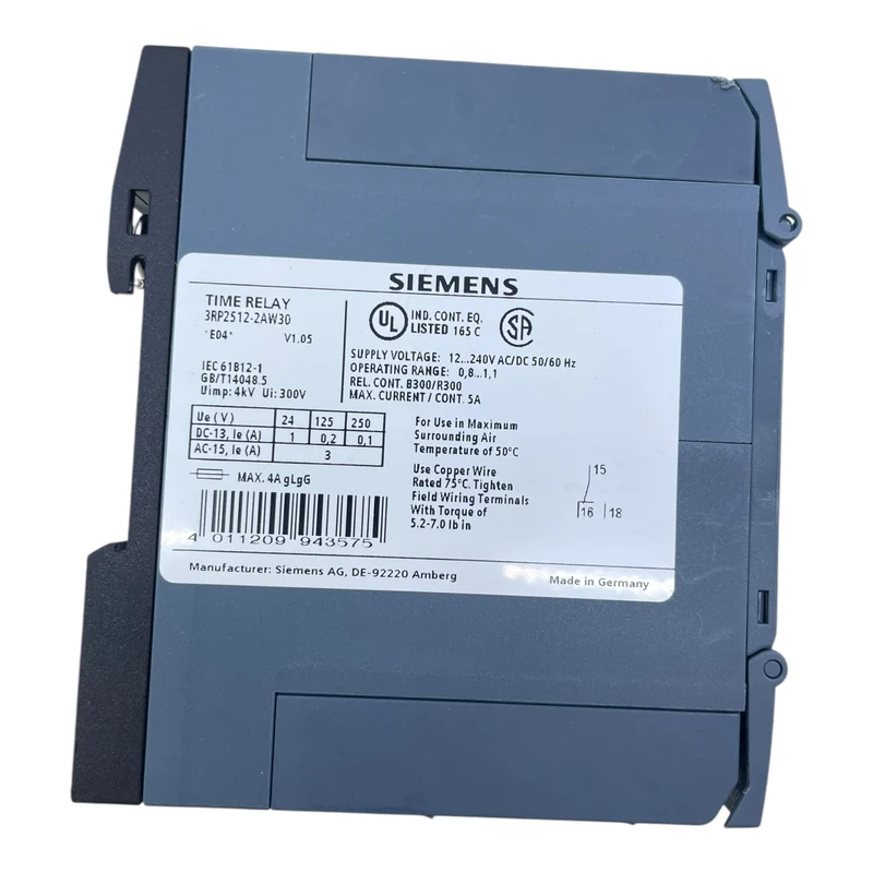 Siemens 3RP2511-2AW30 Überwachungsrelais für industriellen Einsatz Relais