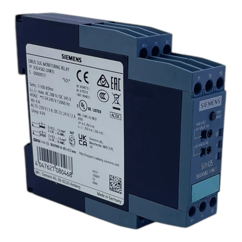 Siemens 3UG4582-2AW31 Überwachungsrelais für industriellen Einsatz Relais