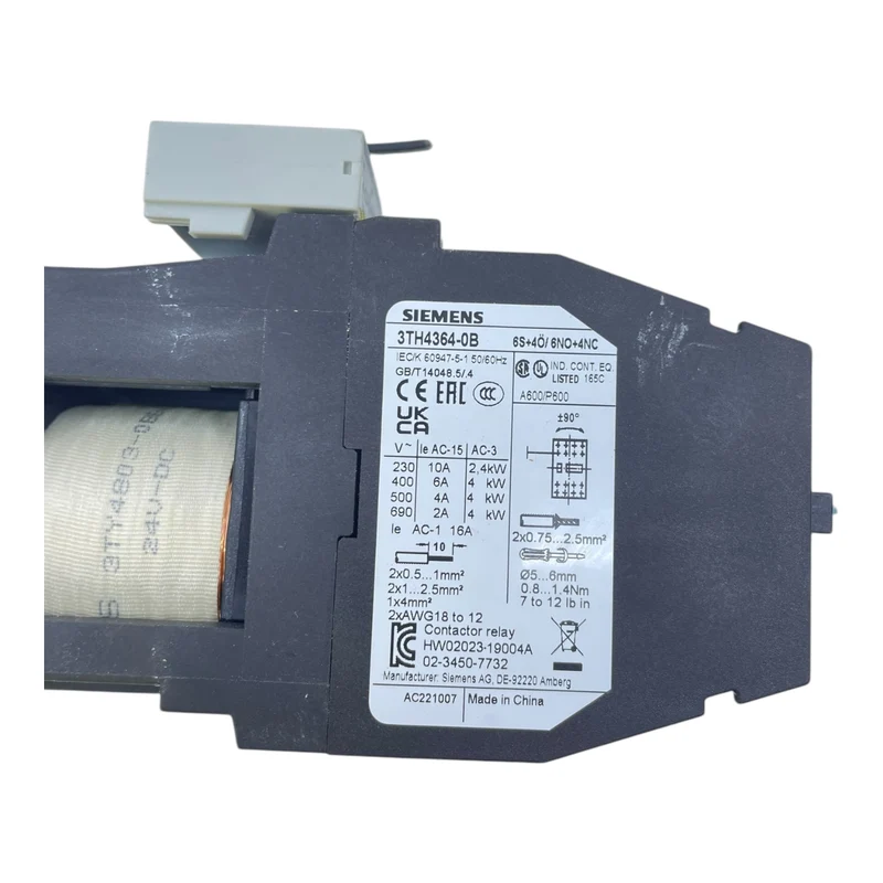 Siemens 3TH4364-0B Hilfsschütz für industriellen Einsatz Hilfsschütz