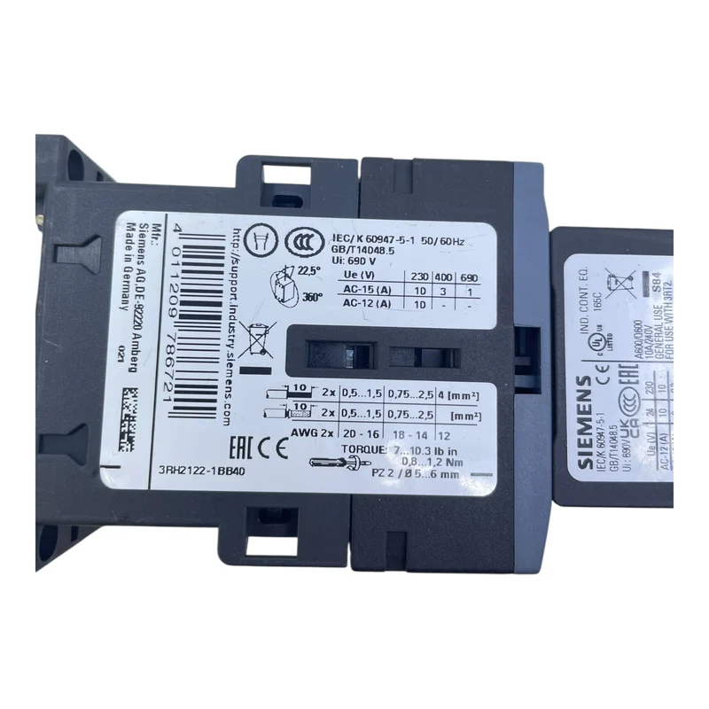 Siemens 3RH2122-1BB40 Hilfsschütz 3RH2911-1FA40 + 3RT2916-1DG00 Industrie