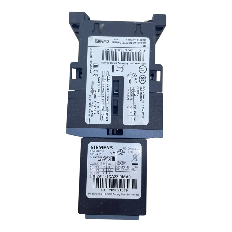 Siemens 3RH2344-1DB40-0KA0 Hilfsschütz 3RH2911-1XA22-0MA0 + 3RT2916-1B Industrie
