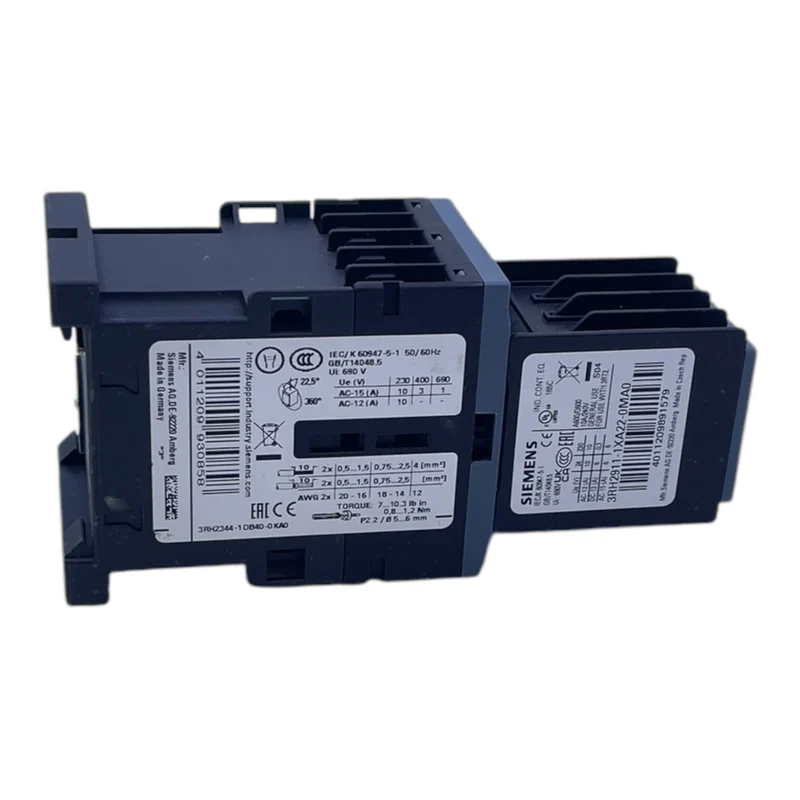Siemens 3RH2344-1DB40-0KA0 Hilfsschütz 3RH2911-1XA22-0MA0 + 3RT2916-1B Industrie