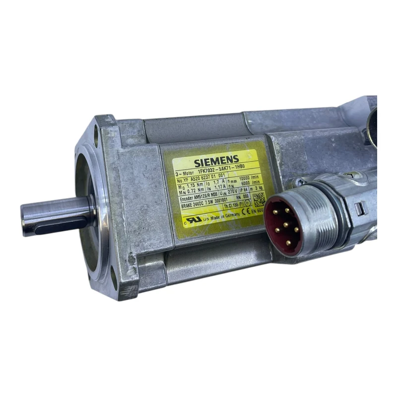 Siemens Simotics 0,72Nm Servomotor 1FK7032-5AK71-1HB0 für industriellen Einsatz