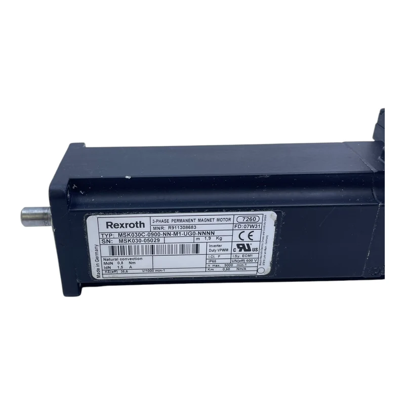 Rexroth R911308683 Servomotor MSK030C-0900-NN-M1-UG0-NNNN Industriellen Einsatz