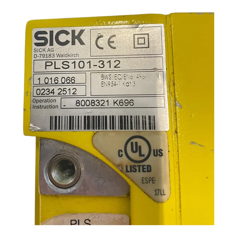 Sick PLS101-312 Sicherheits-Laserscanner 1016066 für industriellen Einsatz