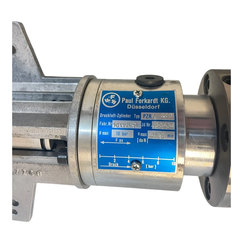 Forkardt PZR 200 Pneumatischer Zylinder für industriellen Einsatz Pneumatik