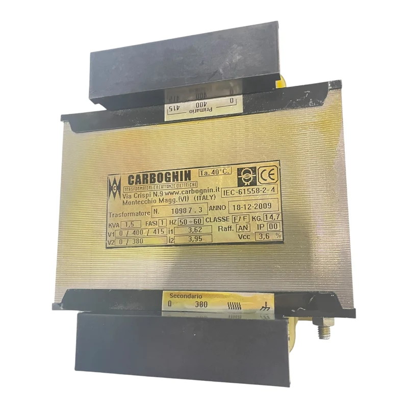 Carbognin IEC-61558-2-4 Transformator für industriellen Einsatz Transformator