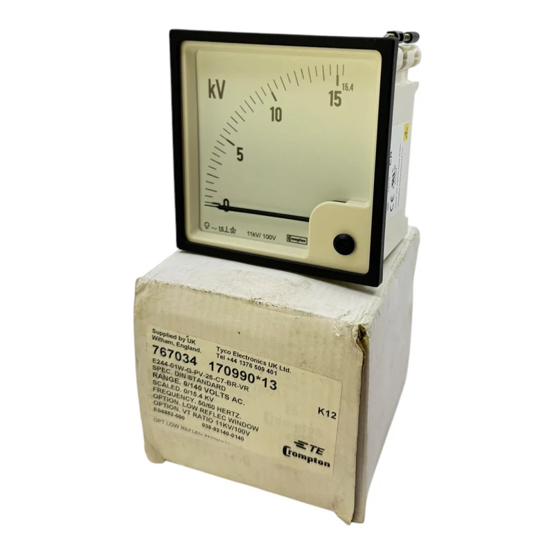 Crompton Analogmessinstrument E244-01W-G-PV-26-C7-BR-VR - industrieller Einsatz