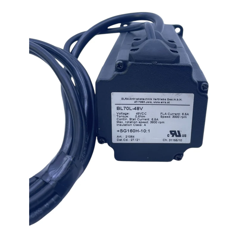 Elra BL70L-48V+SG160H-10:1 Servomotor für den industriellen Einsatz Servomotor