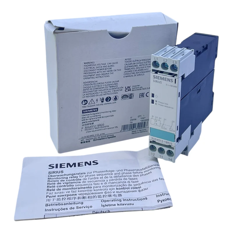 Siemens 3UG4512-1BR20 Analoges Überwachungsrelais für den industriellen Einsatz