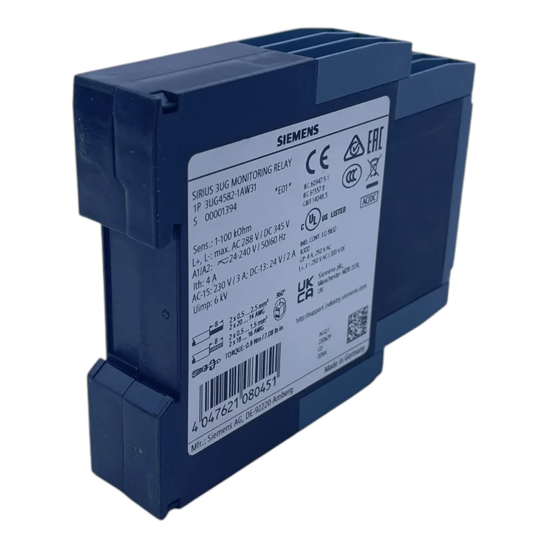 Siemens 3UG4582-1AW31 Überwachungsrelais für den industriellen Einsatz - Relais