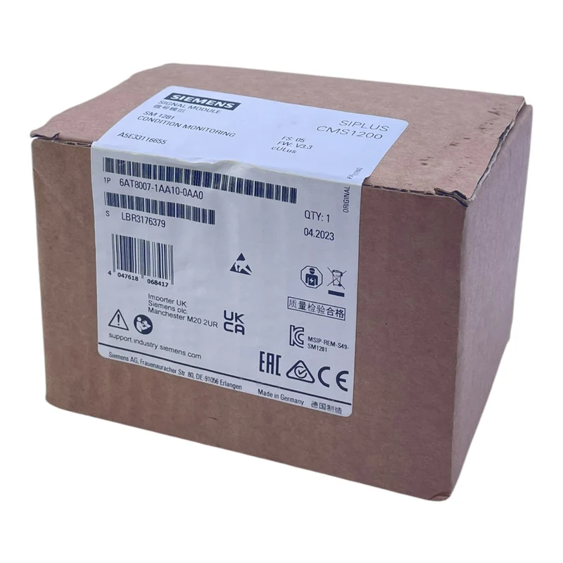 Siemens Signalmodul Drehzahlerfassung Überwachungsmodul 6AT8007-1AA10-0AA0