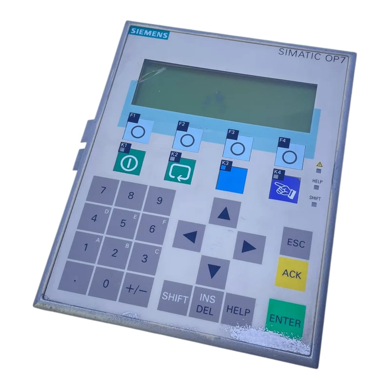 Siemens 6AV3607-1JC20-0AX1 Operator Panel OP7 Bedienpanel industrieller Einsatz