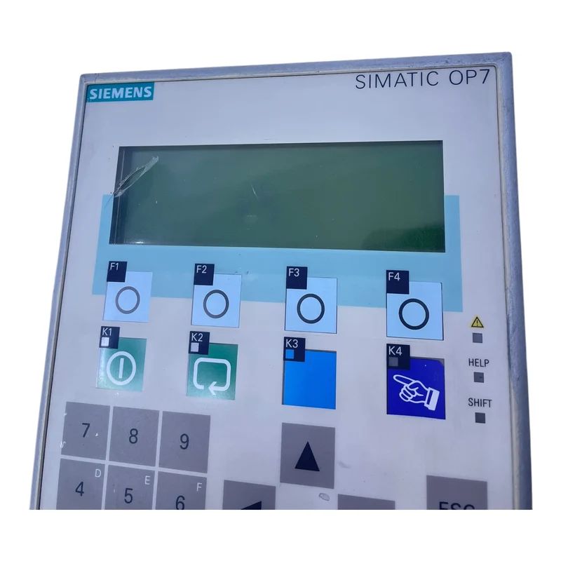Siemens 6AV3607-1JC20-0AX1 Operator Panel OP7 Bedienpanel industrieller Einsatz