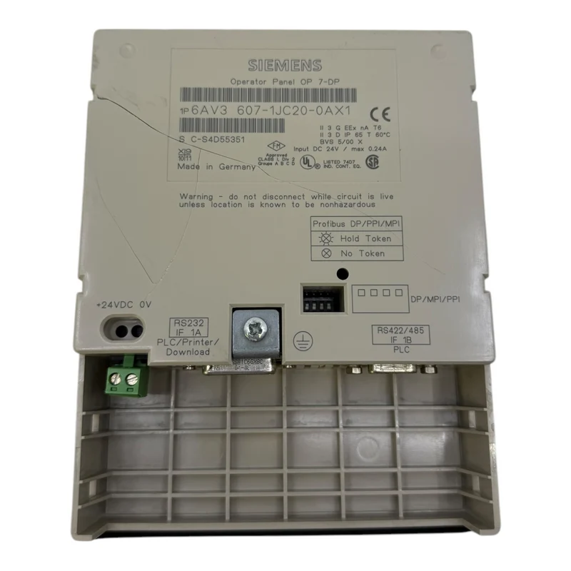 Siemens 6AV3607-1JC20-0AX1 Operator Panel OP7 Bedienpanel industrieller Einsatz