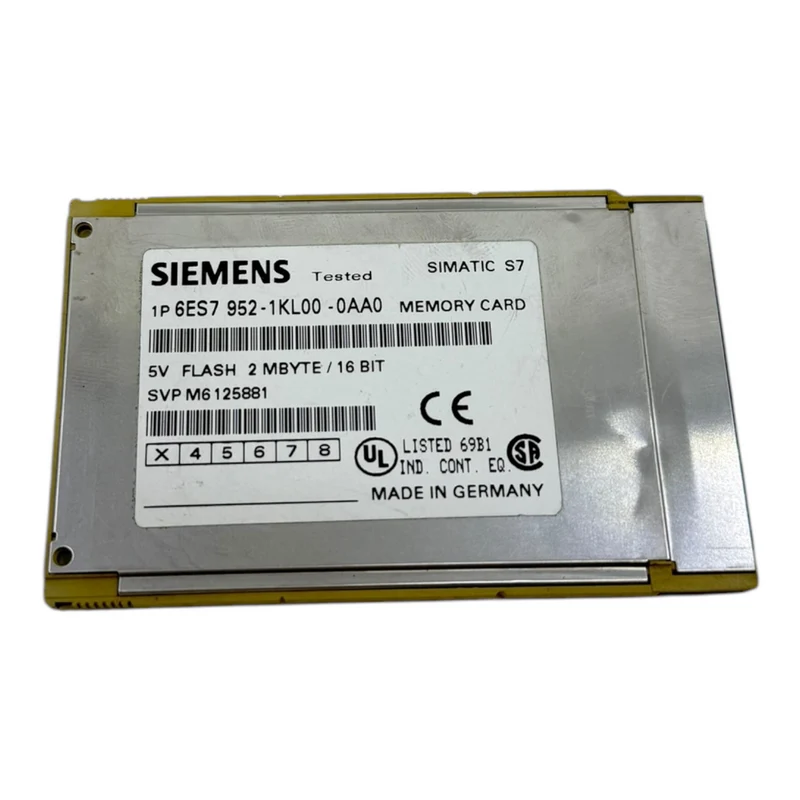 Siemens 6ES7952-1KL00-0AA0 Speicherkarte 2mBYTE 16 BIT für den industr. Einsatz