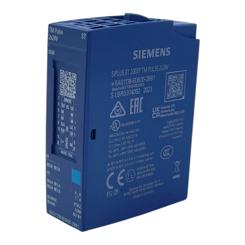 Siemens 6AG1138-6DB00-2BB1 SIPLUS ET 200SP Pulsausgabebaugruppe industr. Einsatz
