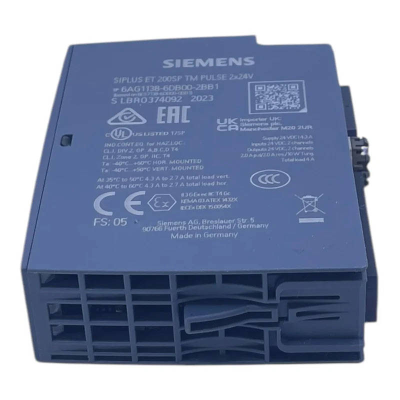 Siemens 6AG1138-6DB00-2BB1 SIPLUS ET 200SP Pulsausgabebaugruppe industr. Einsatz