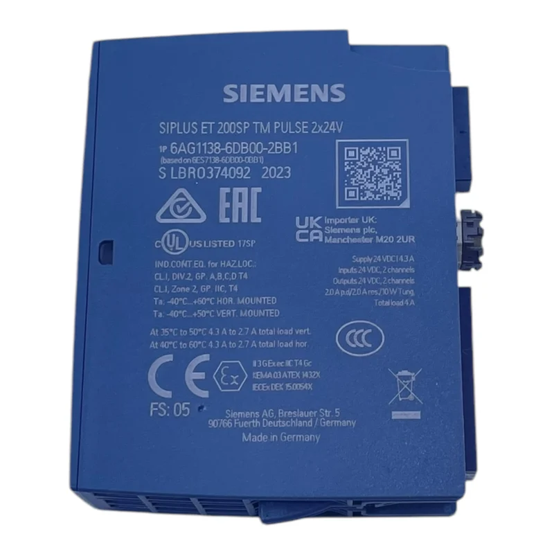 Siemens 6AG1138-6DB00-2BB1 SIPLUS ET 200SP Pulsausgabebaugruppe industr. Einsatz