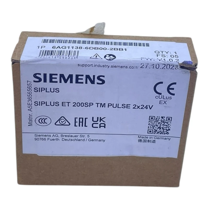 Siemens 6AG1138-6DB00-2BB1 SIPLUS ET 200SP Pulsausgabebaugruppe industr. Einsatz