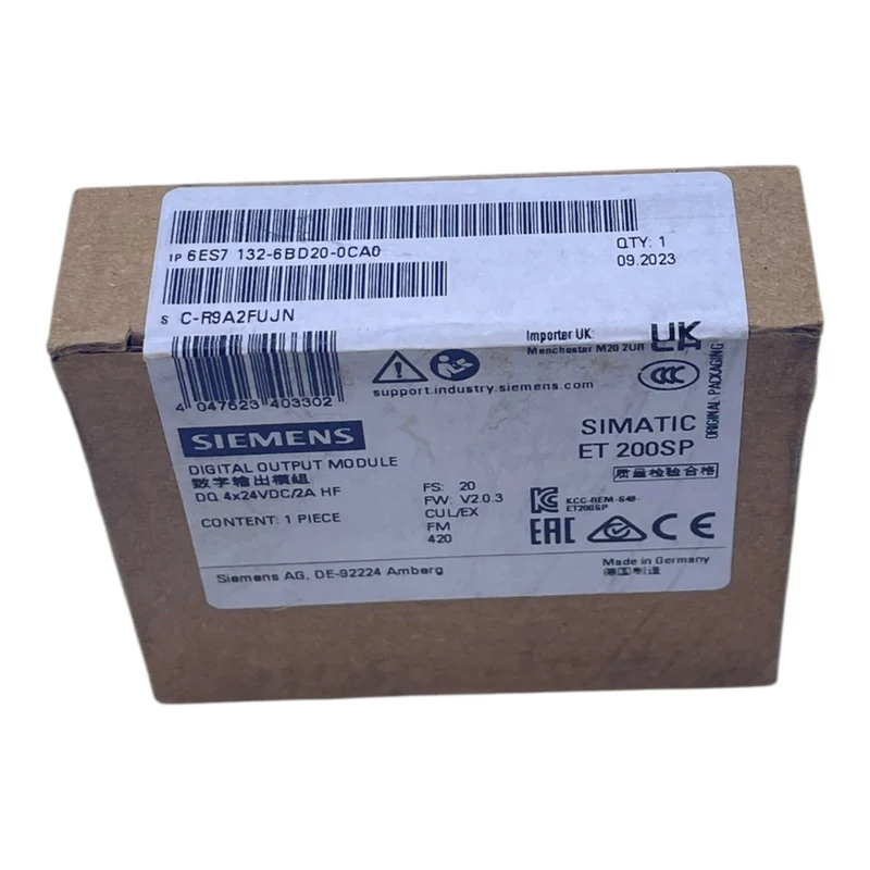 Siemens 6ES7132-6BD20-0CA0 ET 200SP digitales Ausgangsmodul industriell. Einsatz