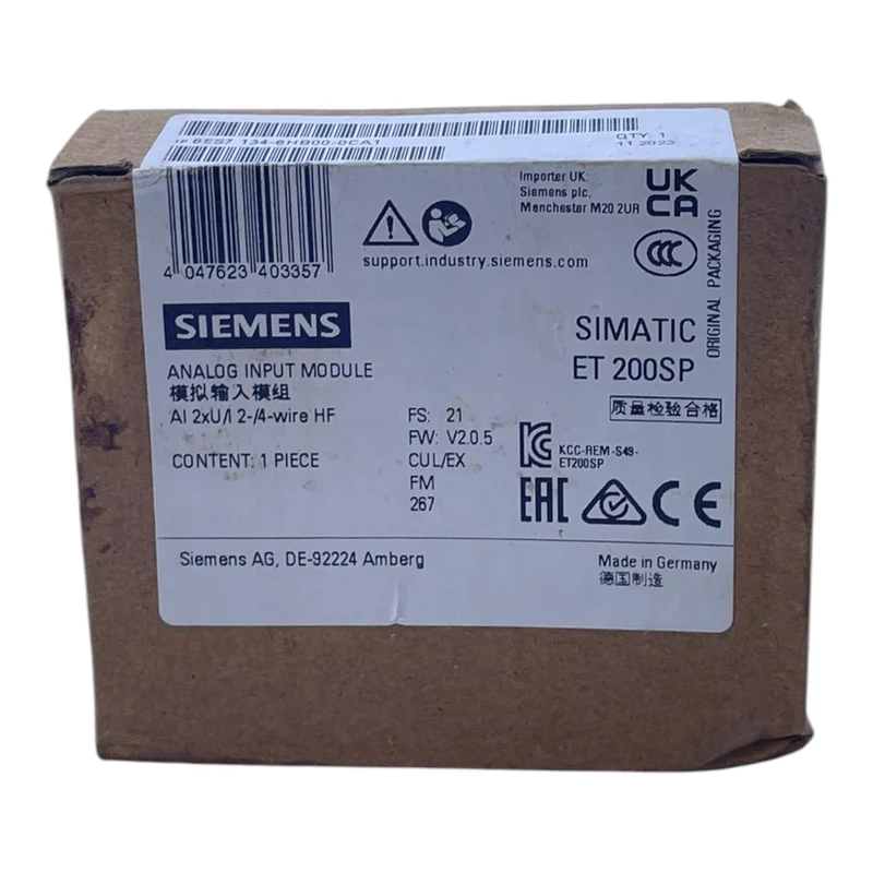 Siemens 6ES7134-6HB00-0CA1 SPS-Eingangs-Modul für industriellen Einsatz - Modul