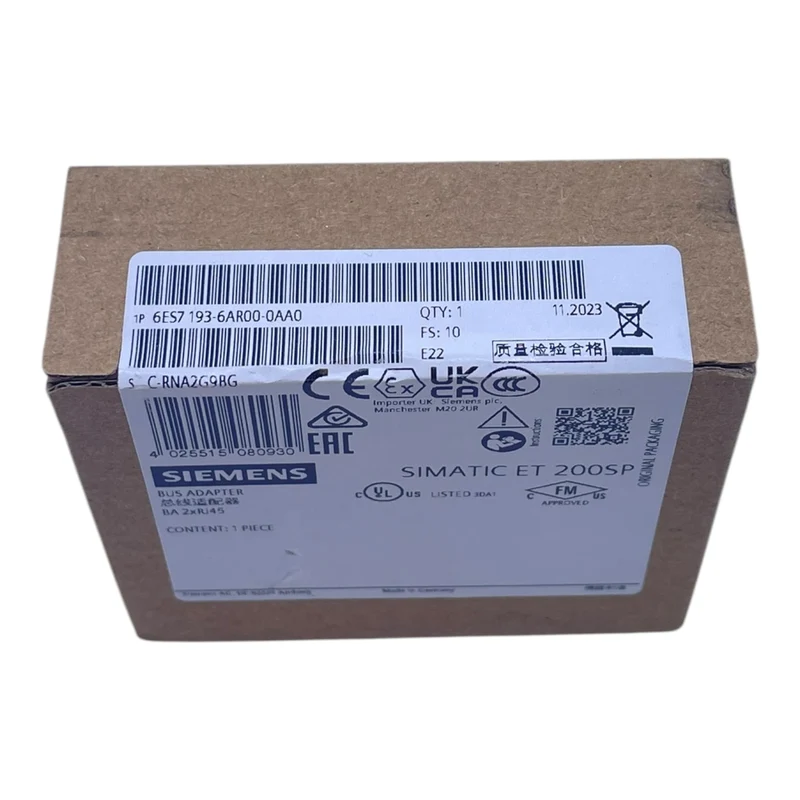 Siemens 6ES7193-6AR00-0AA0 Bus-Adapter für PROFINET 100 für industriell. Einsatz